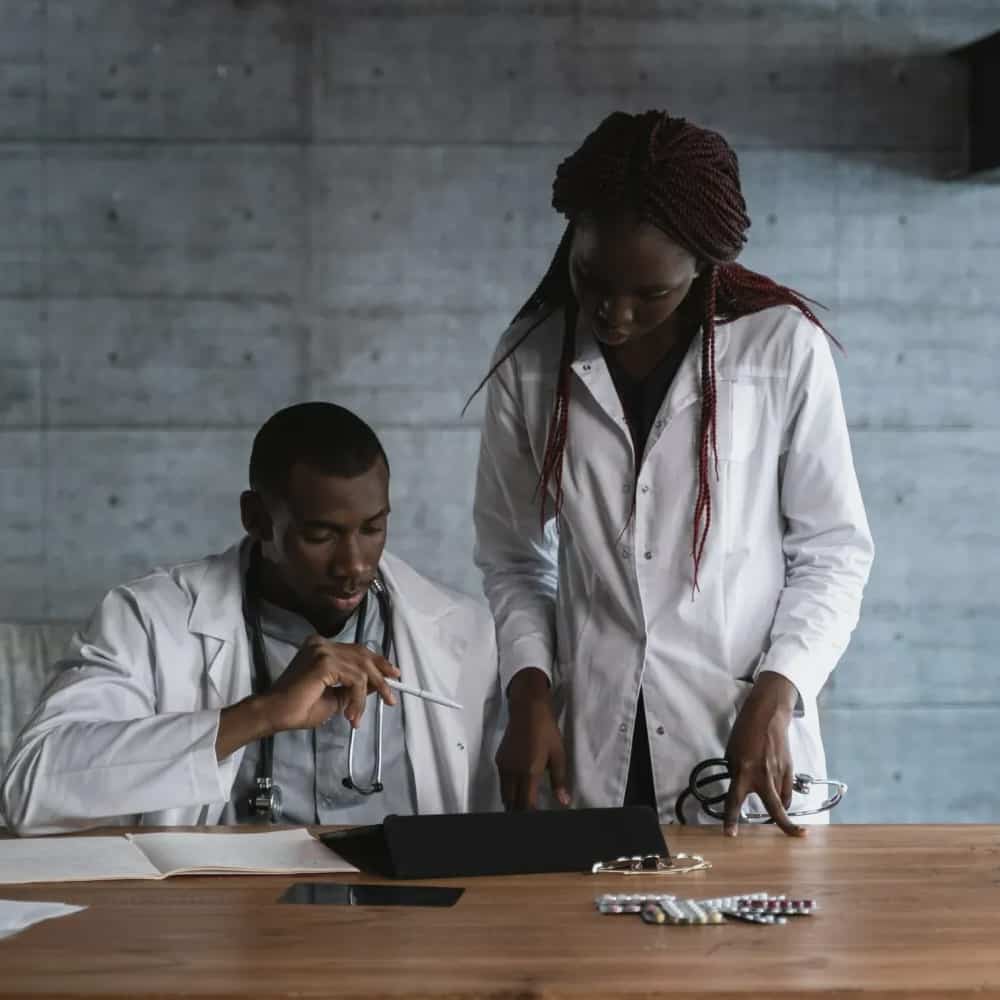 Image of young doctors in 1962