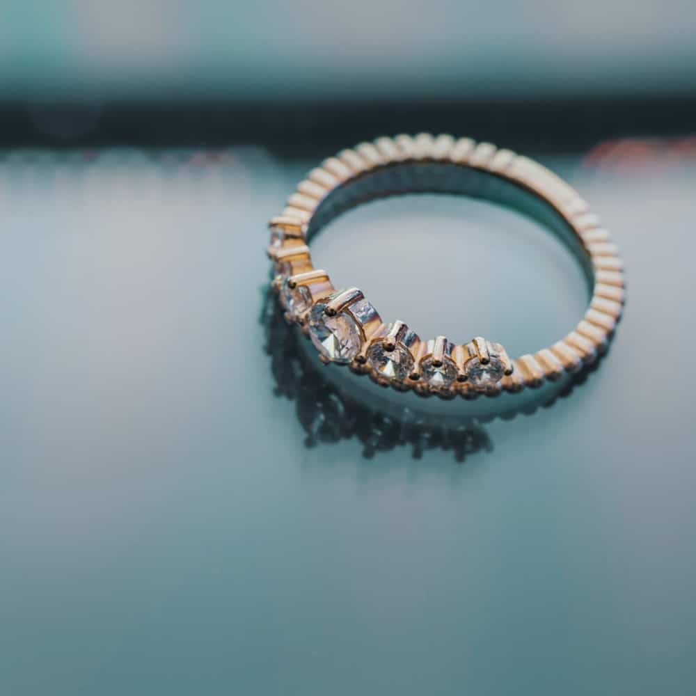 Photo of engagement ring.